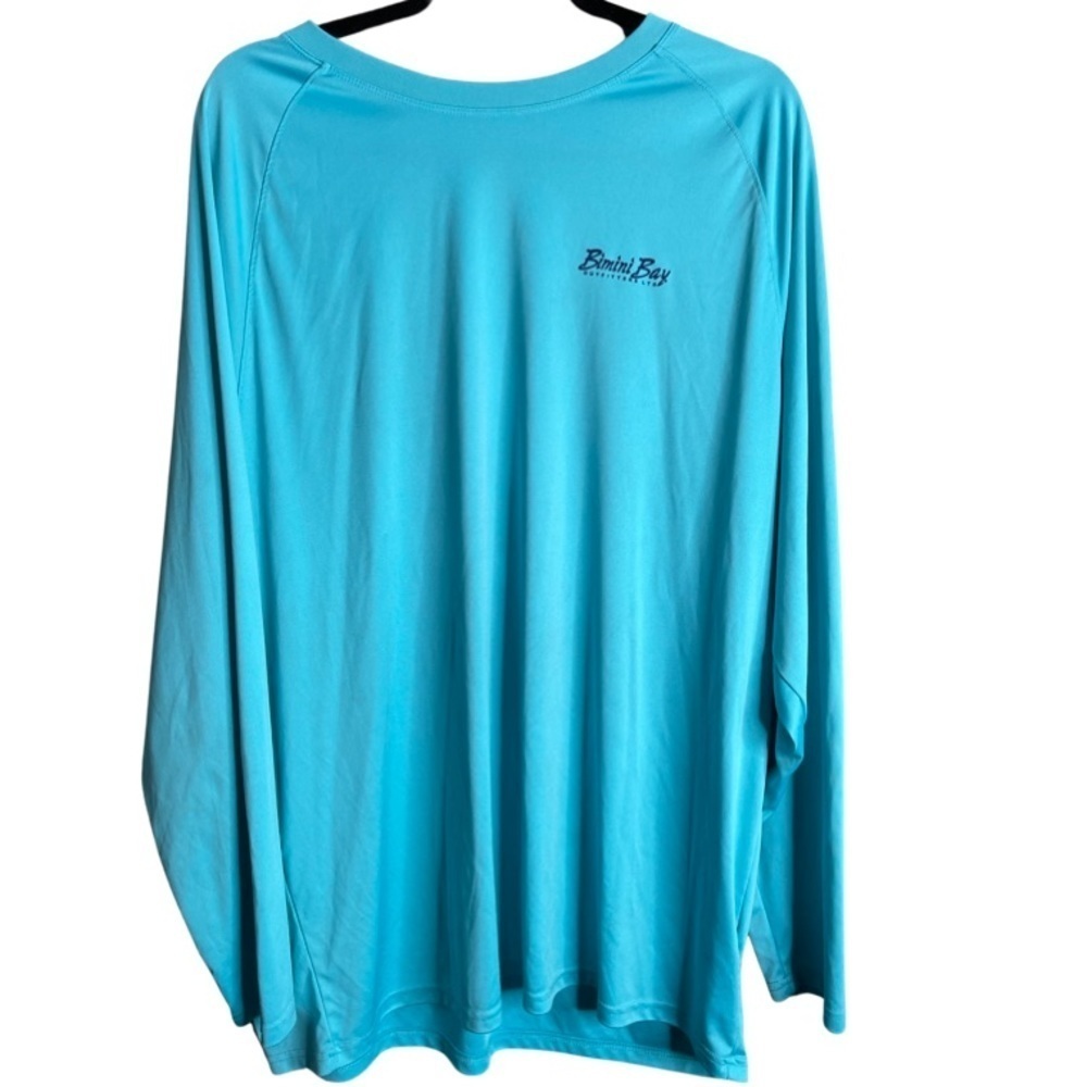 BIMINI BAY OUTFITTERS HOOK'M GRAPHIC RAGLAN Long sleeve. Men size XXL